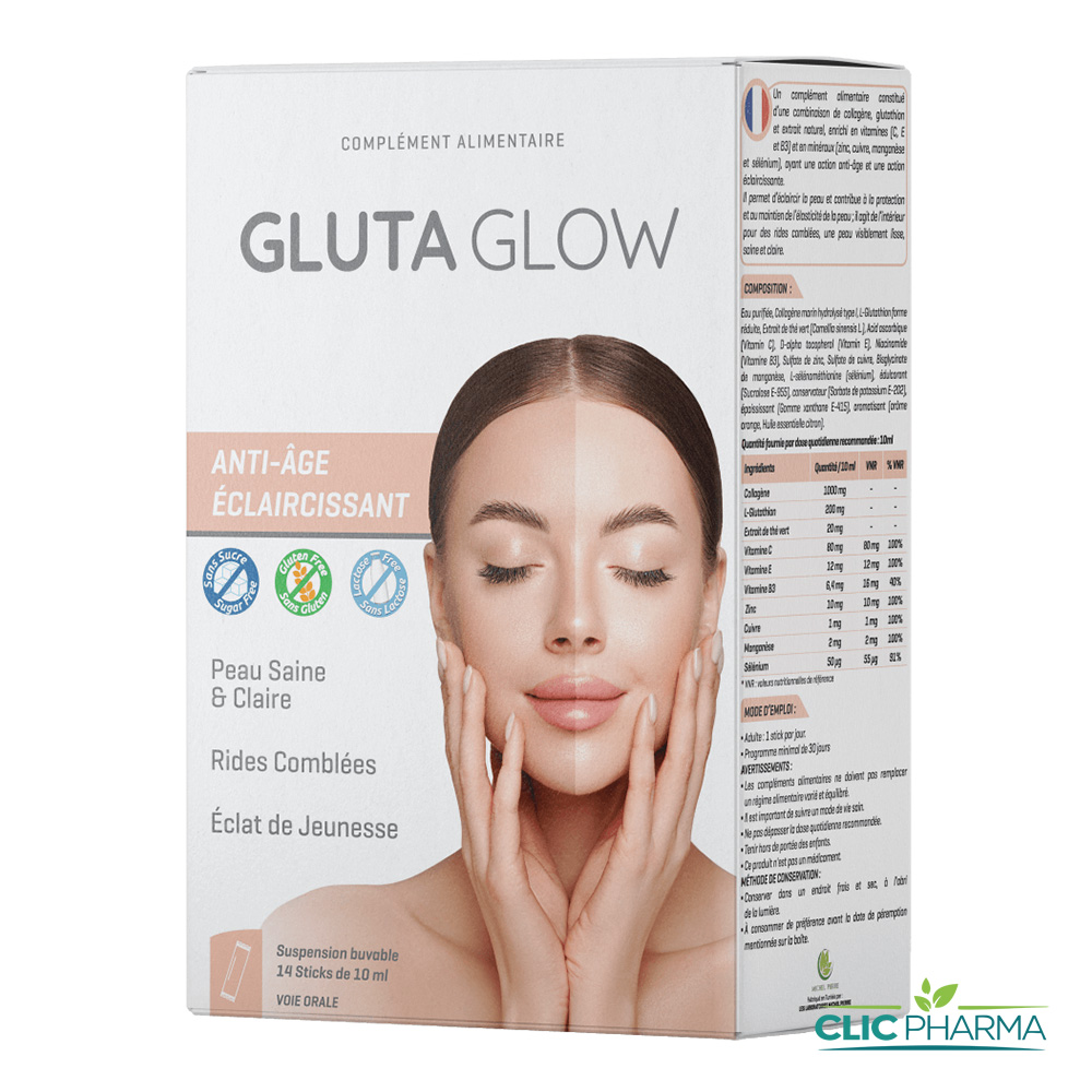 GLUTAGLOW ANTI-AGE ECLAIR SACHET 10ML B 14