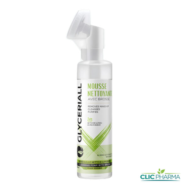 GLYCERIALL MOUSSE NETOYANTE 200ML + BROSSE