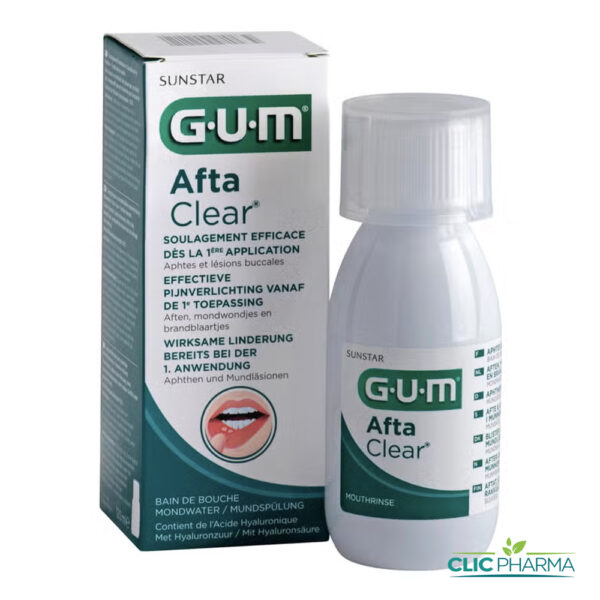 GUM AFTACLEAR BAIN DE BOUCHE 120ML