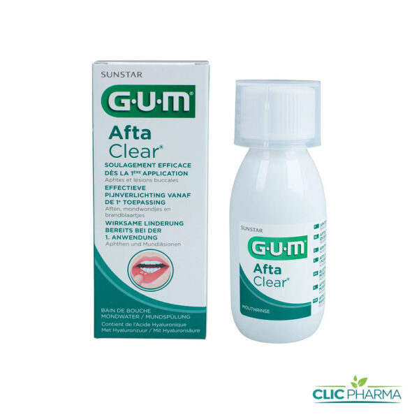 GUM AFTACLEAR BAIN DE BOUCHE 120 ML