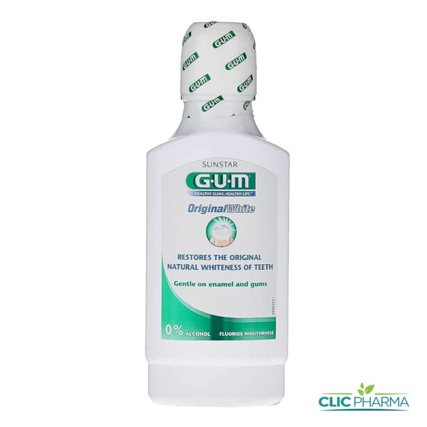 GUM BAIN DE BOUCHE ORIGINAL WHITE 300ML
