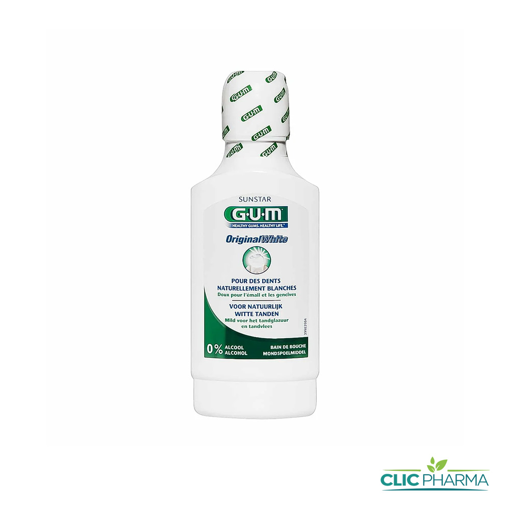GUM BAIN DE BOUCHE ORIGINAL WHITE 300 ML