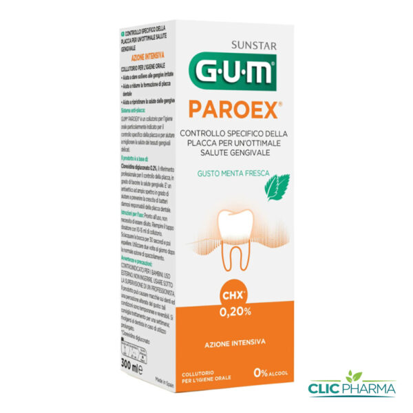 GUM BAIN DE BOUCHE PAROEX 300 ML (0.20% CHX)
