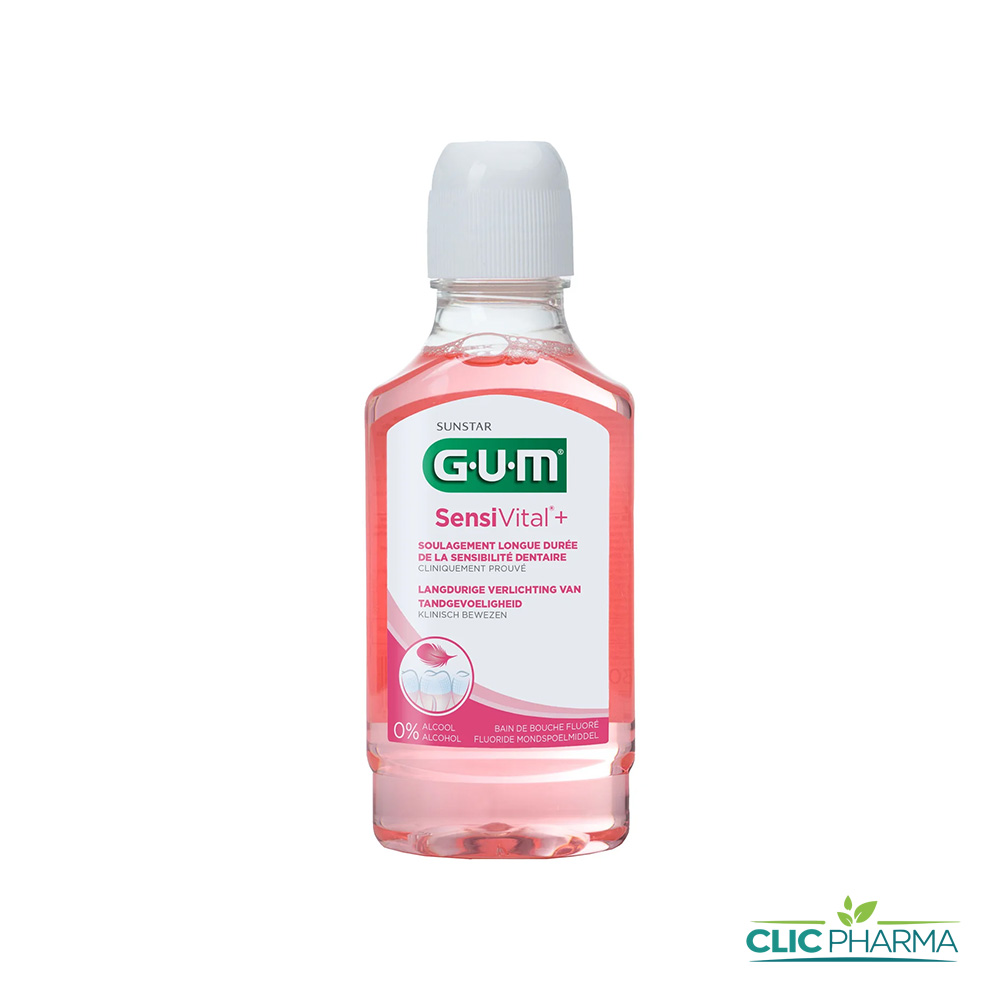 GUM BAIN DE BOUCHE SENSIVITAL PLUS 300 ML