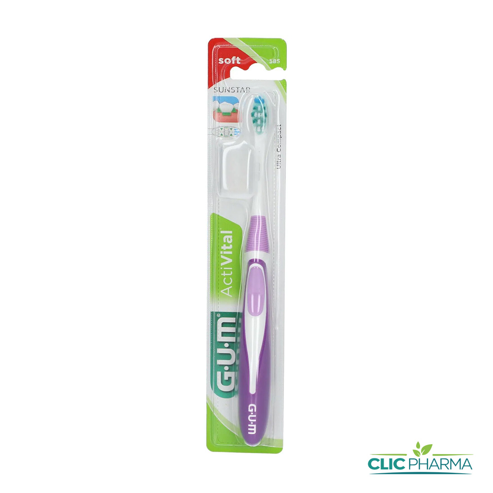 GUM BROSSE ACTI VITAL SOUPLE ULTRA COMPACT 585
