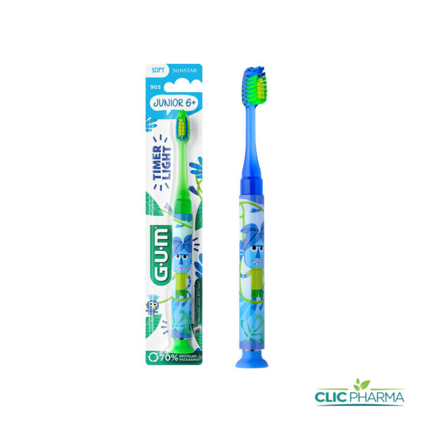 GUM BROSSE À DENTS TIMER LIGHT 6 ANS+ 903