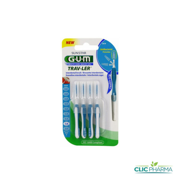 GUM BROSSETTES INTERMEDIAIRES TRAVELER FINE CONIQUE 1614