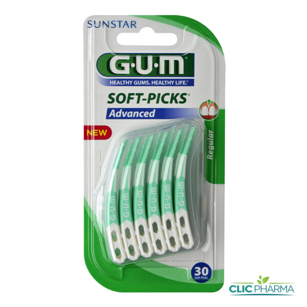 GUM BROSSETTES INTERMEDIAIRES SOFT PICKS ADVANCED (REF: 650) (30 PIECES)