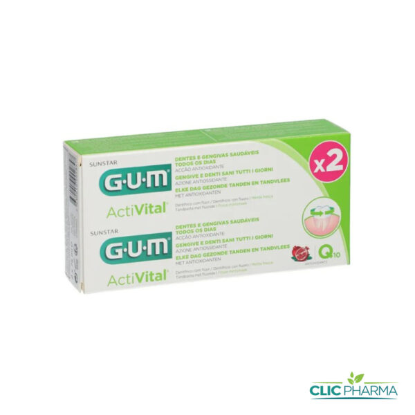 GUM DENTIFRICE DUO PACK ACTIVITAL 75 ML
