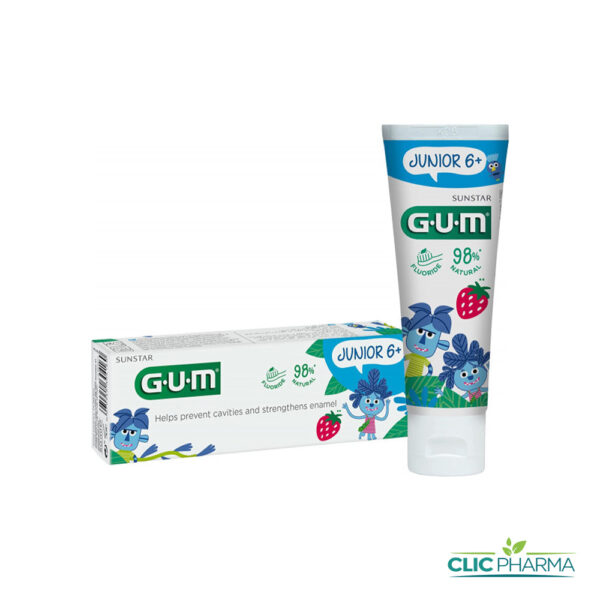 GUM DENTIFRICE JUNIOR 50ML 6-12 ANS