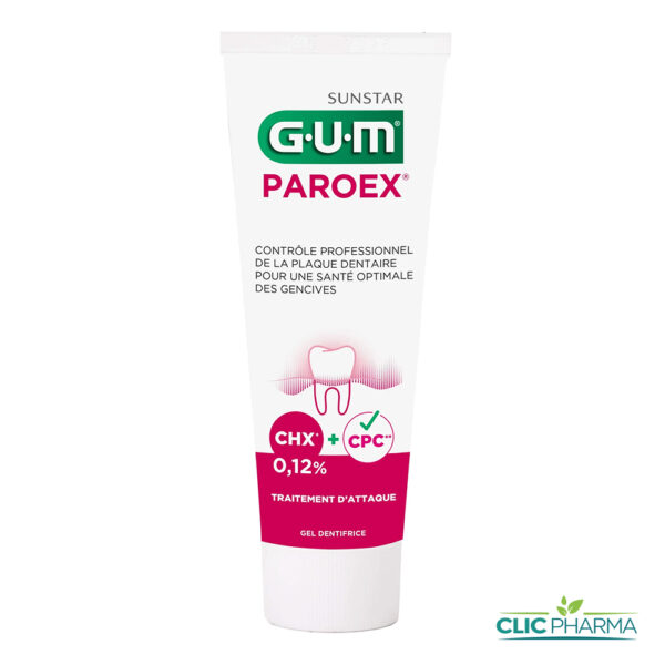 GUM DENTIFRICE PAROEX 75ML