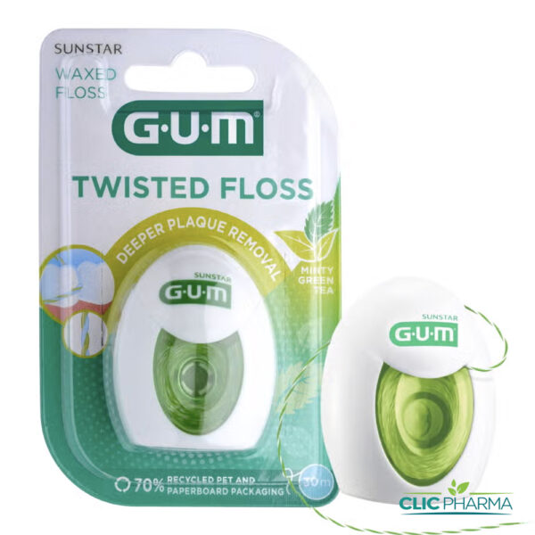 GUM FIL DENTAIRE TWISTED FLOSS (REF: 3500)
