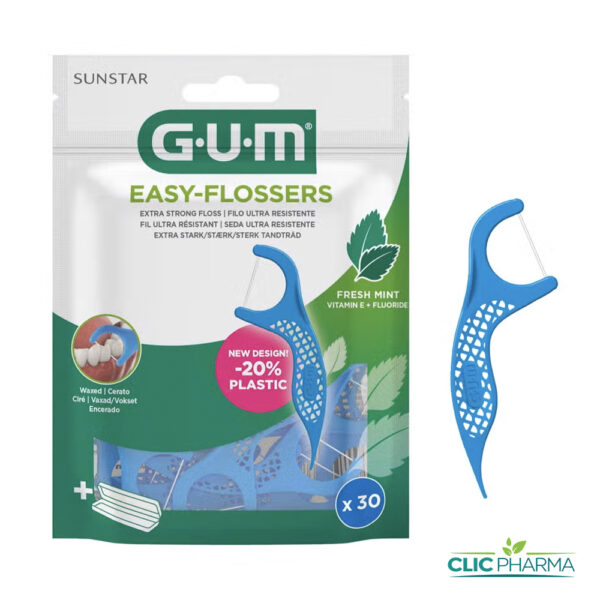 GUM PORTE-FIL EASY FLOSSERS (REF: 890) (30 PIECES)