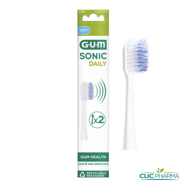 GUM RECHARGES BROSSE SONIC DAILY (REF: 4110)