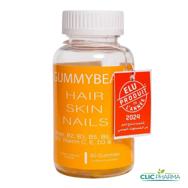 GUMMYBEAR CHEVEUX / PEAUX / ONGLES (60 GUMMIES)