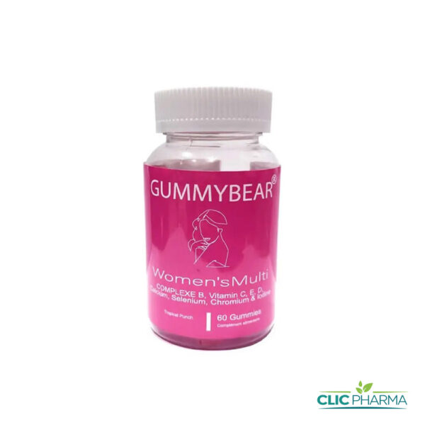 GUMMYBEAR WOMEN`S MULTI VITAMINES C/E/D (60 GUMMIES)