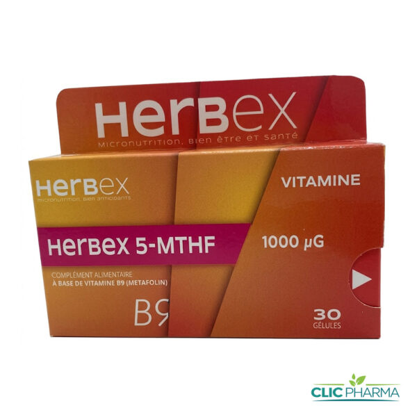 HERBEX 5-MTHF 1000 ug (30 COMPRIMES)