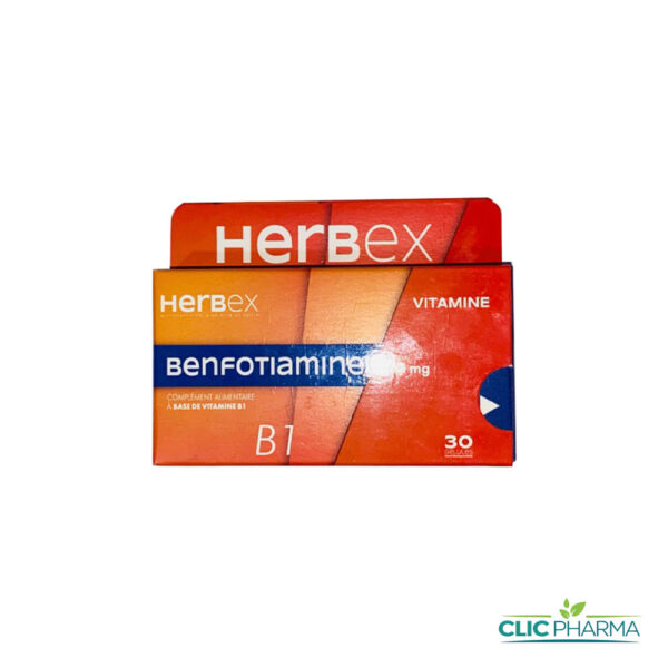 HERBEX BENFOTIAMINE + VITAMINE B1 (30 COMPRIMÉS)