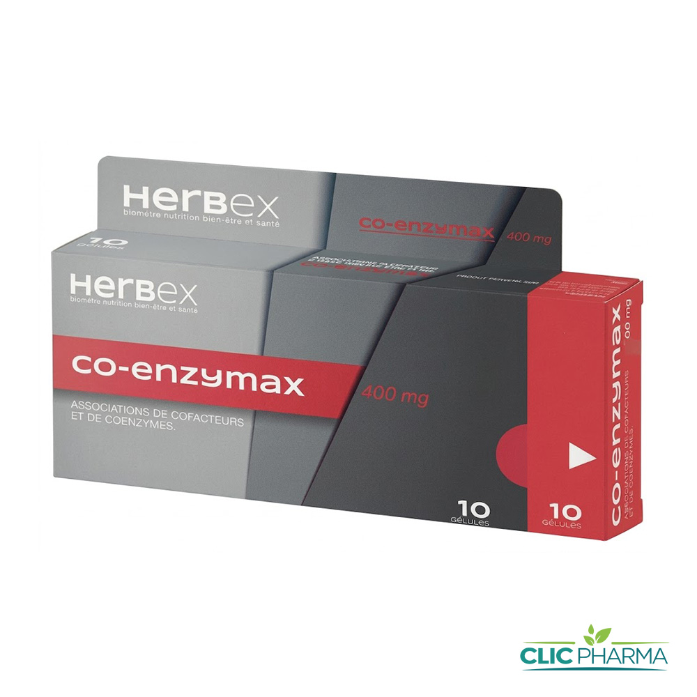 HERBEX CO-ENZYMAX 400MG GELULES B 10