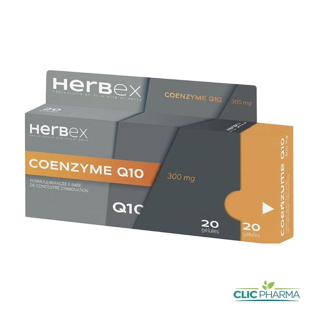 HERBEX COENZYME Q10 300MG GELULES B 20