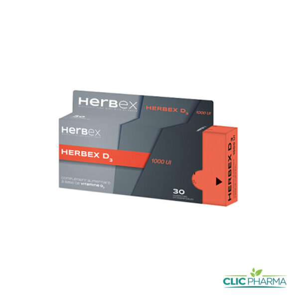 HERBEX D3 1000UI (30 COMPRIMÉS ORODISPERSIBLES)