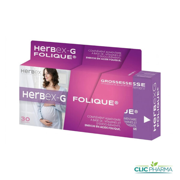 HERBEX-G METAFOLIC GROSSESSE & ALLAITEMENT (30 GELULES)