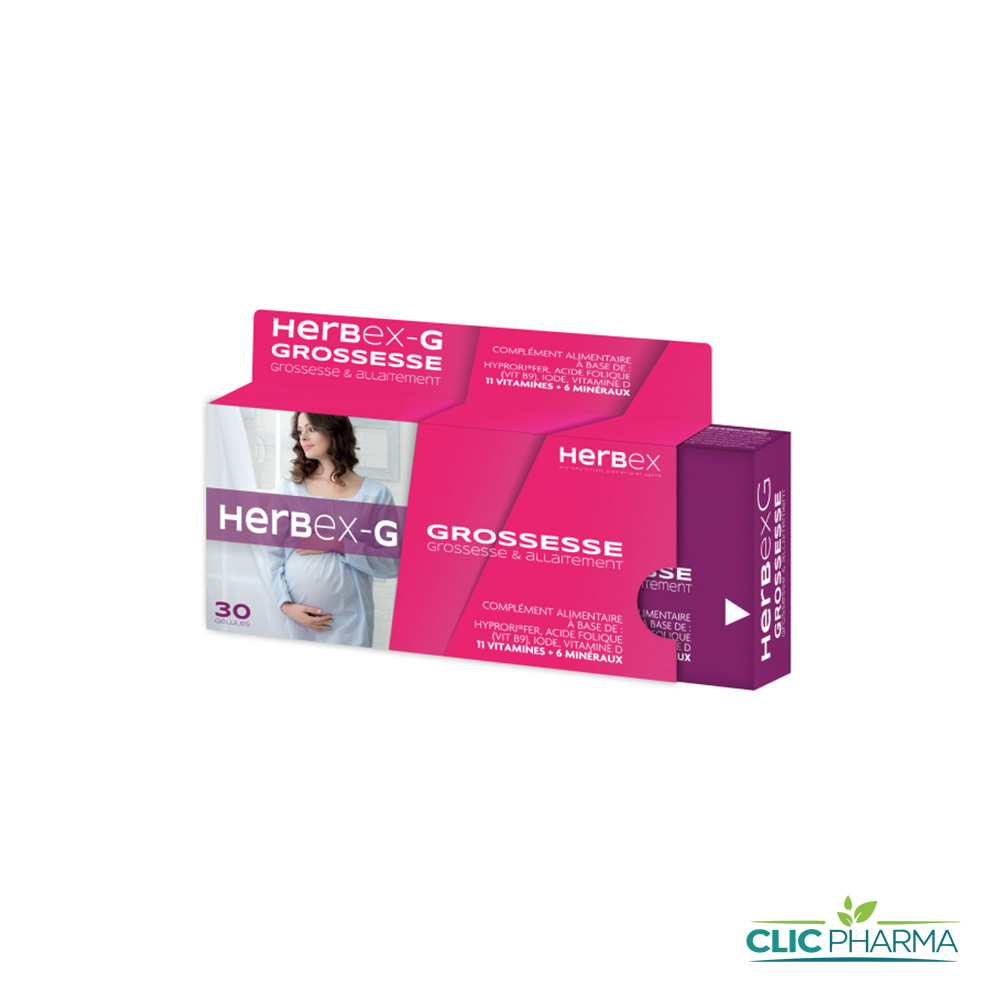 HERBEX GROSSESSE ET ALLAITEMENT 350 Gr GELULES B30