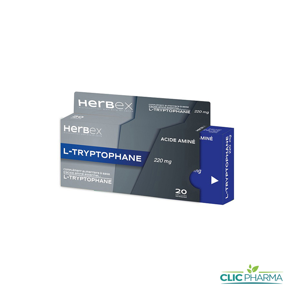HERBEX L-TRYPTOPHANE 220MG GELULES B20