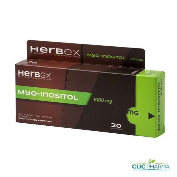 HERBEX MYO-INOSITOL 1000mg (20 COMPRIMES)