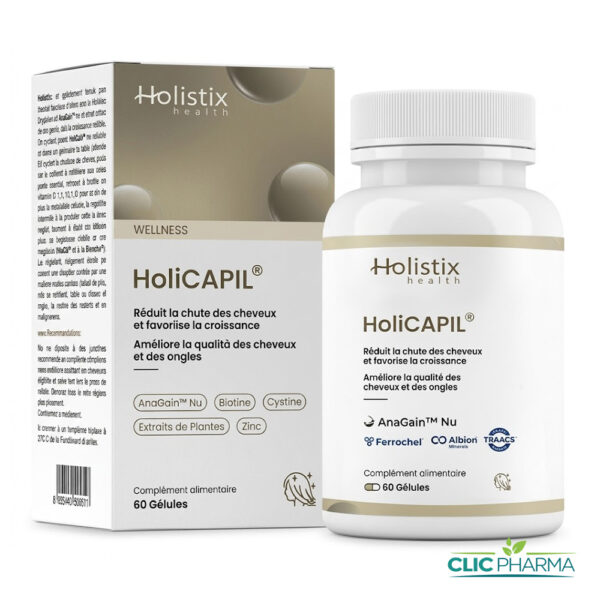 HOLISTIX HOLICAPIL CHEVEUX ET ONGLES (60 GELULES)
