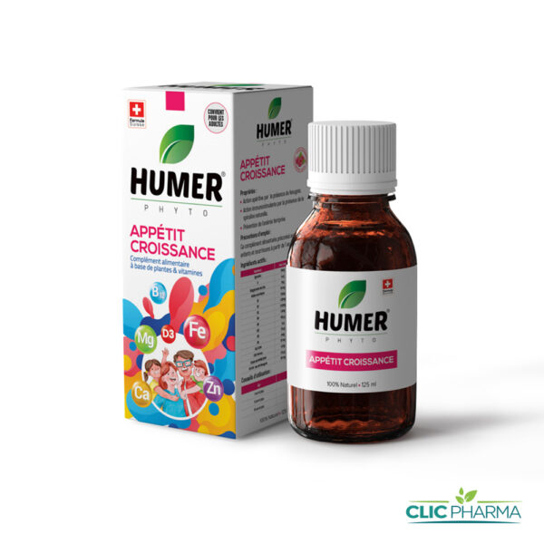 HUMER PHYTO APPÉTIT CROISSANCE SIROP 125ML
