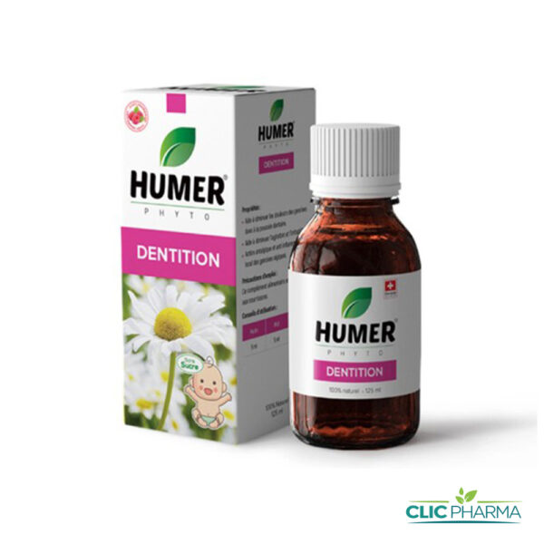 HUMER PHYTO DENTITION SIROP SANS SUCRE 125ML