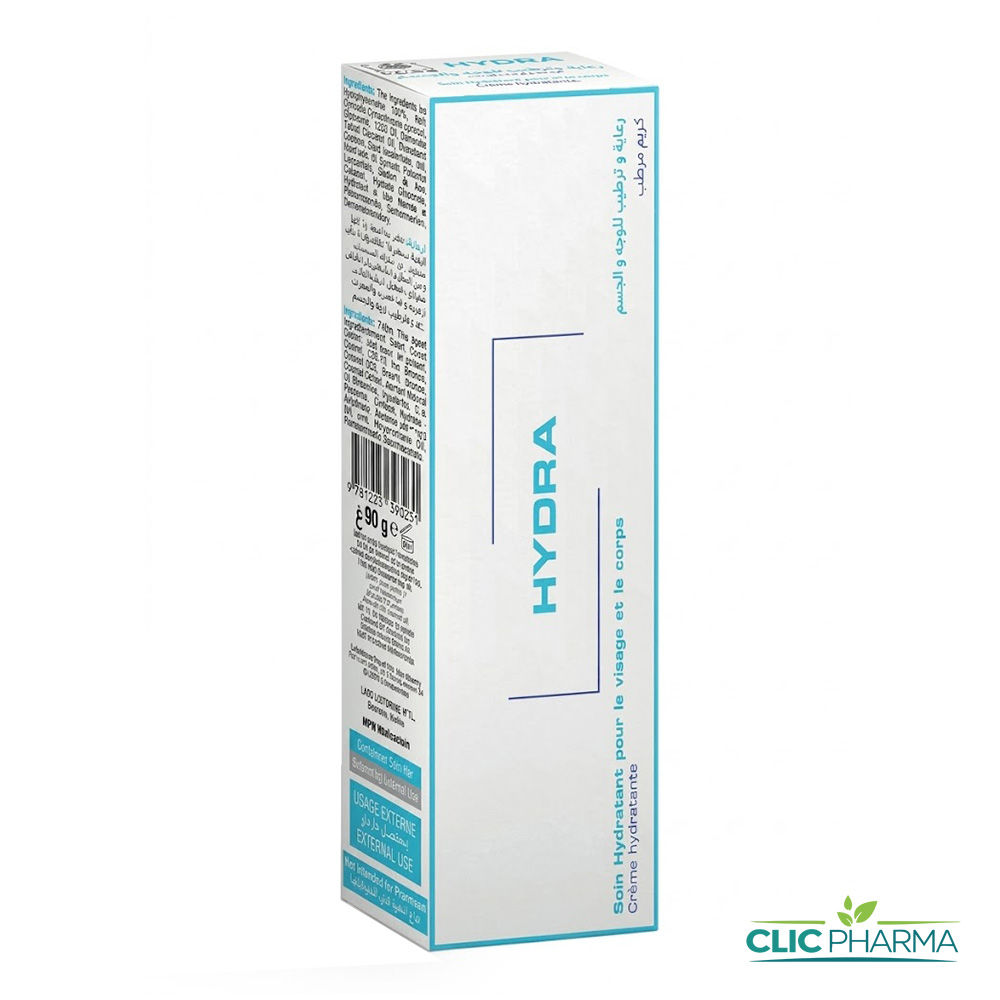 HYDRA CREME HYDRATANTE VISAGE CORPS 90GR
