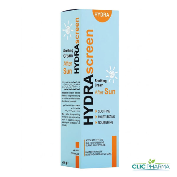 HYDRASCREEN CREME APAISANTE APRES-SOLEIL 90GR