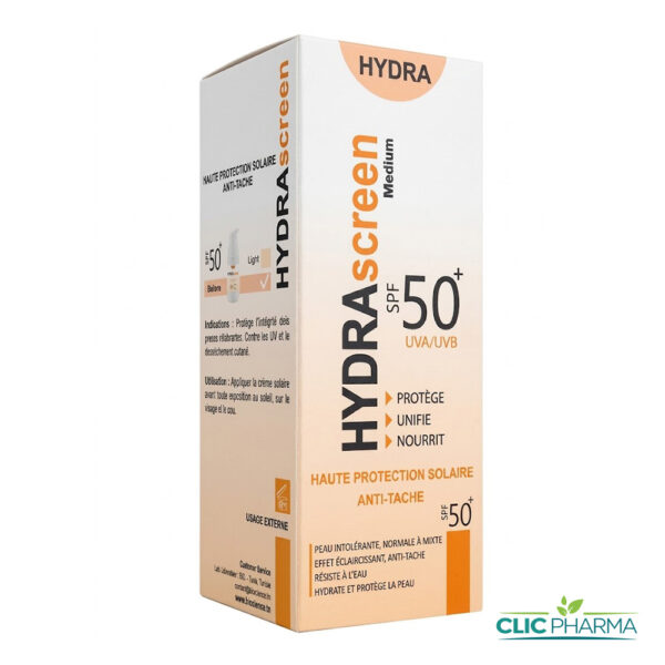 HYDRASCREEN MEDIUM CREME SOLAIRE ANTI-TACHES SPF50+ 50ML