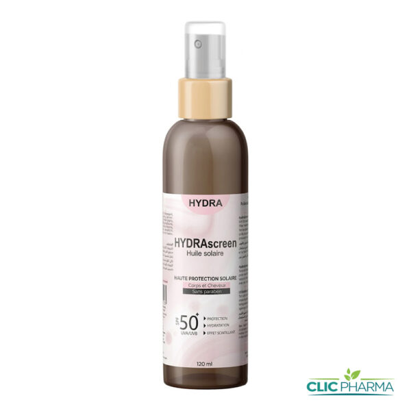 HYDRASCREEN HUILE SOLAIRE SPF50+ CORPS ET CHEVEUX 120ML