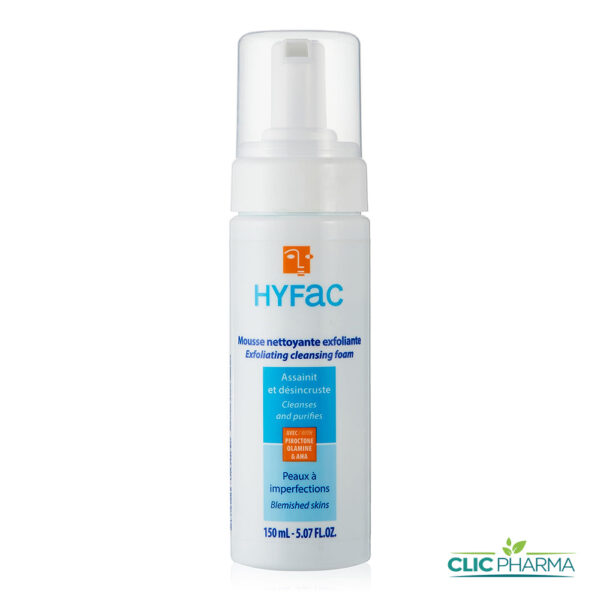 HYFAC MOUSSE NETTOYANTE EXFOLIANTE 150ML