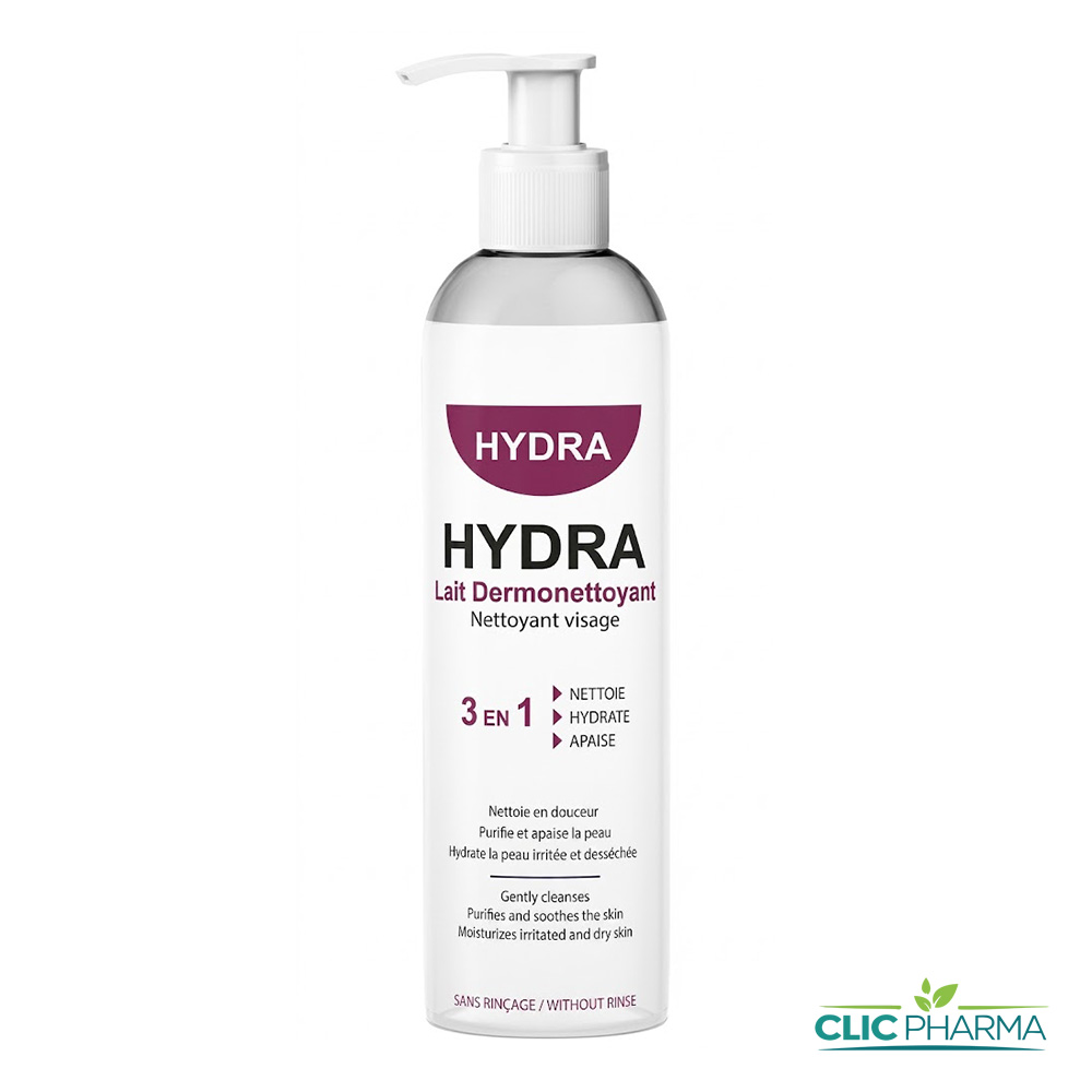 Hydra lait Dermonettoyant 250 ML