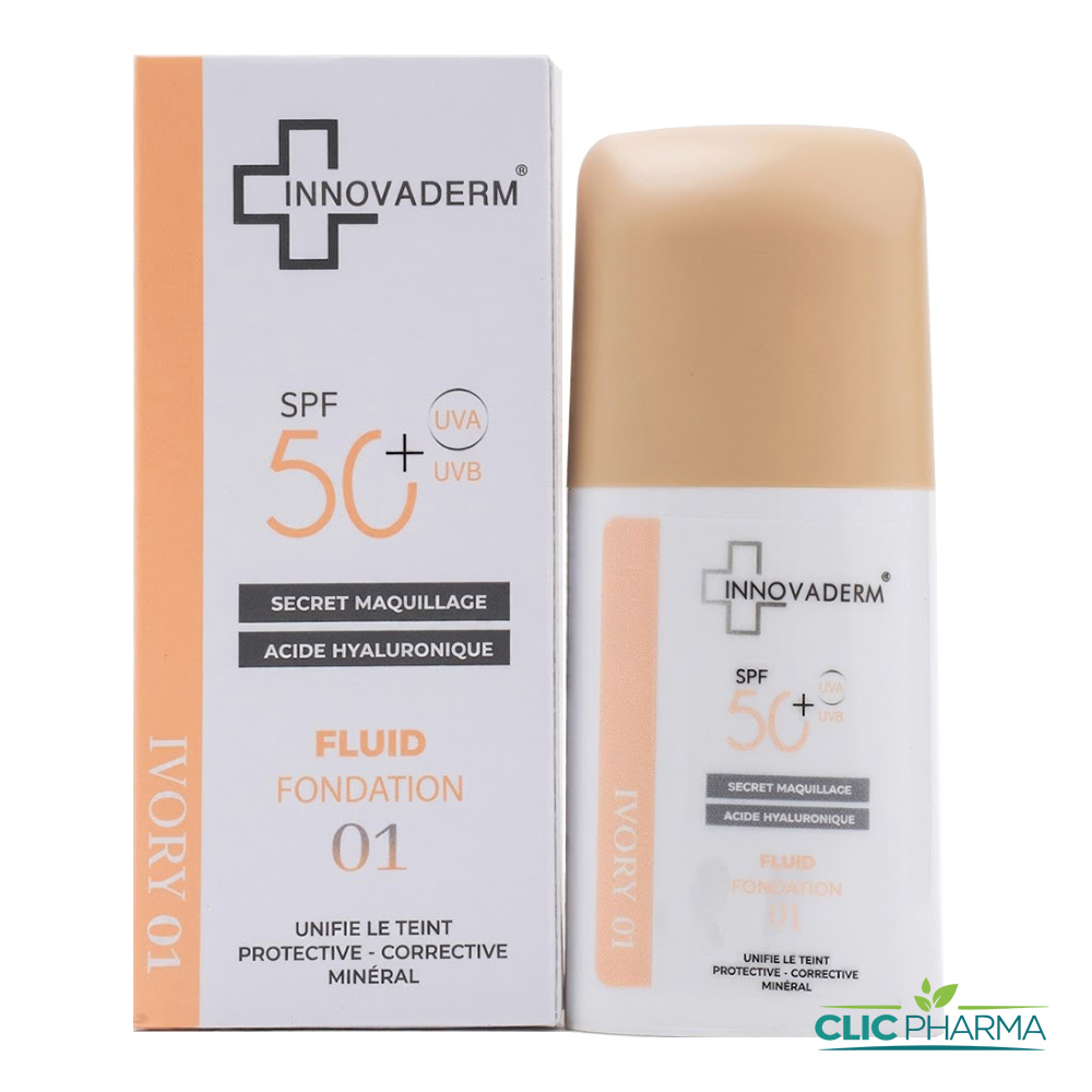 INNOVADERM ECRAN F.D.T SPF50+ IVORY 01 30ML
