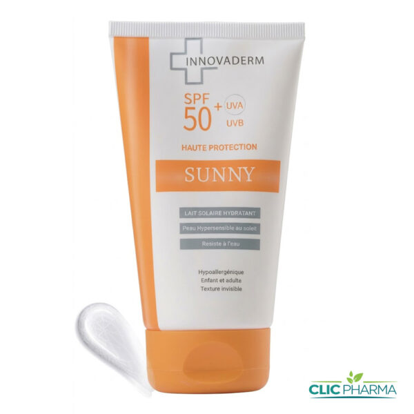 INNOVADERM SUNNY LAIT SOLAIRE HYDRATANT SPF50+ 150ML