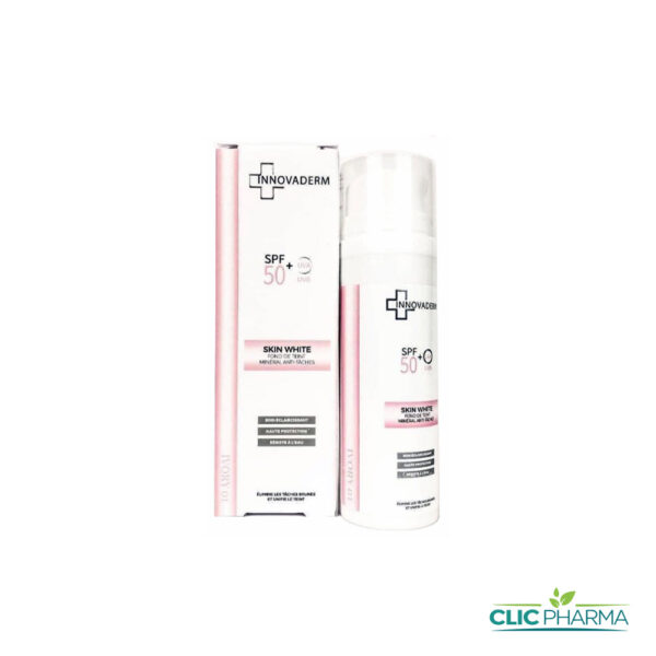 INNOVADERM SKIN WHITE FOND DE TEINT SPF50+ IVORY 01 50ML