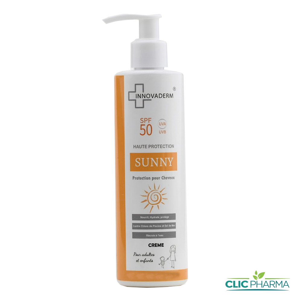 INNOVADERM SUNNY CREME CHEVEUX SPF50+ 250ML