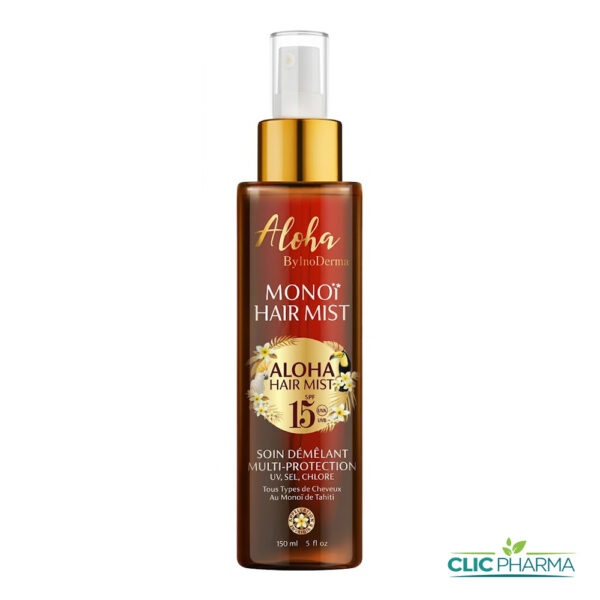 INODERMA ALOHA MONOI HAIR MIST SPRAY SPF15 150ML