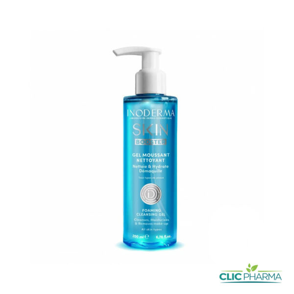 INODERMA GEL MOUSSANT NETTOYANT VISAGE SKIN BOOSTER 200ML