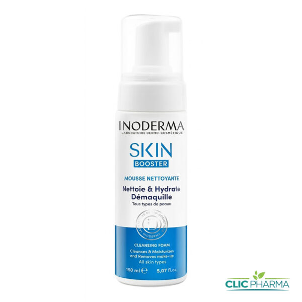 INODERMA SKIN BOOSTER MOUSSE NETTOYANTE VISAGE 150ML