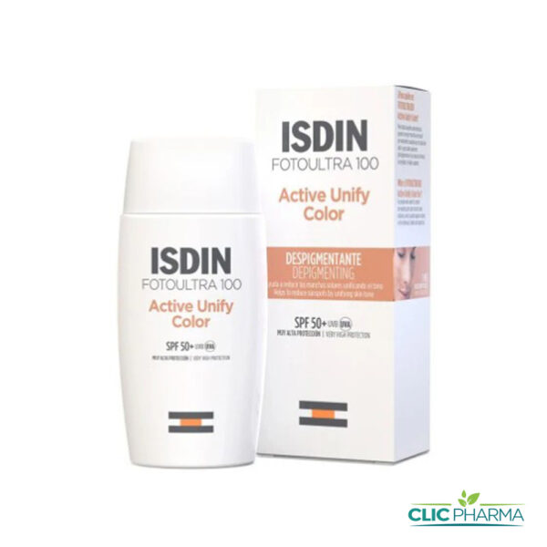 ISDIN ECRAN ACTIVE UNIFY FLUIDE TEINTÉ SPF50+ 50ML