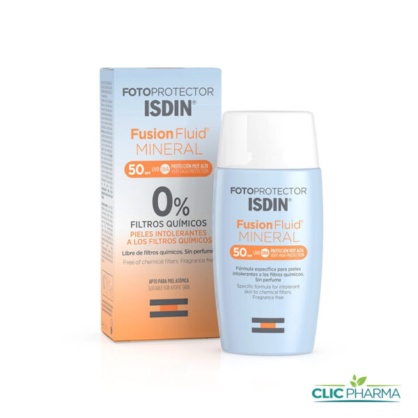 ISDIN ECRAN FOTOPROTECTOR FUSION FLUID MINERAL SPF50+ 50ML