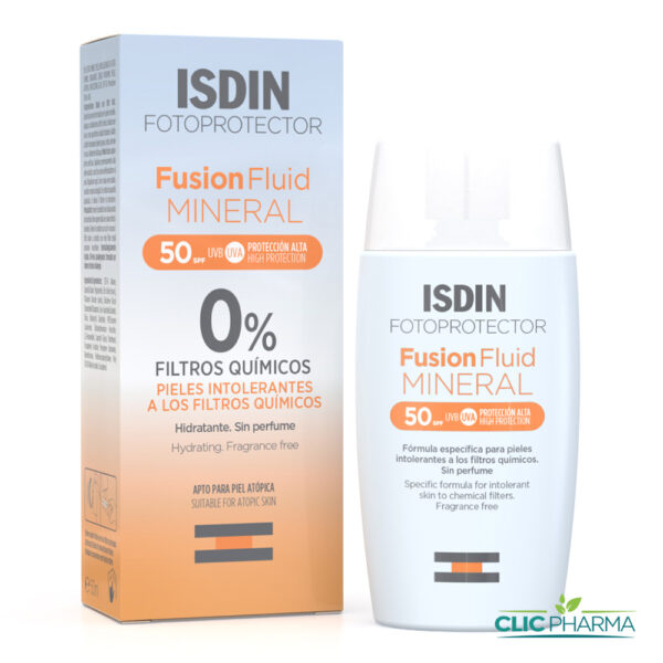 ISDIN FOTOPROTECTOR FUSION FLUID MINERAL SPF50+ 50ML