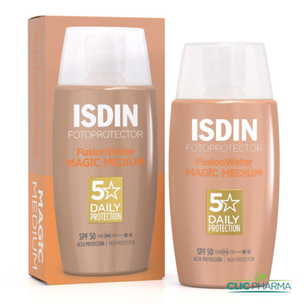 ISDIN FOTOPROTECTOR FUSION WATER COLOR MEDIUM SPF50+ 50ML