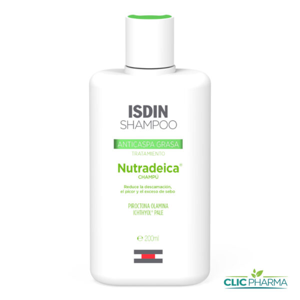 ISDIN NUTRADEICA SHAMPOOING ANTIPELLICULAIRE 200ML (PELLICULES GRASSES)